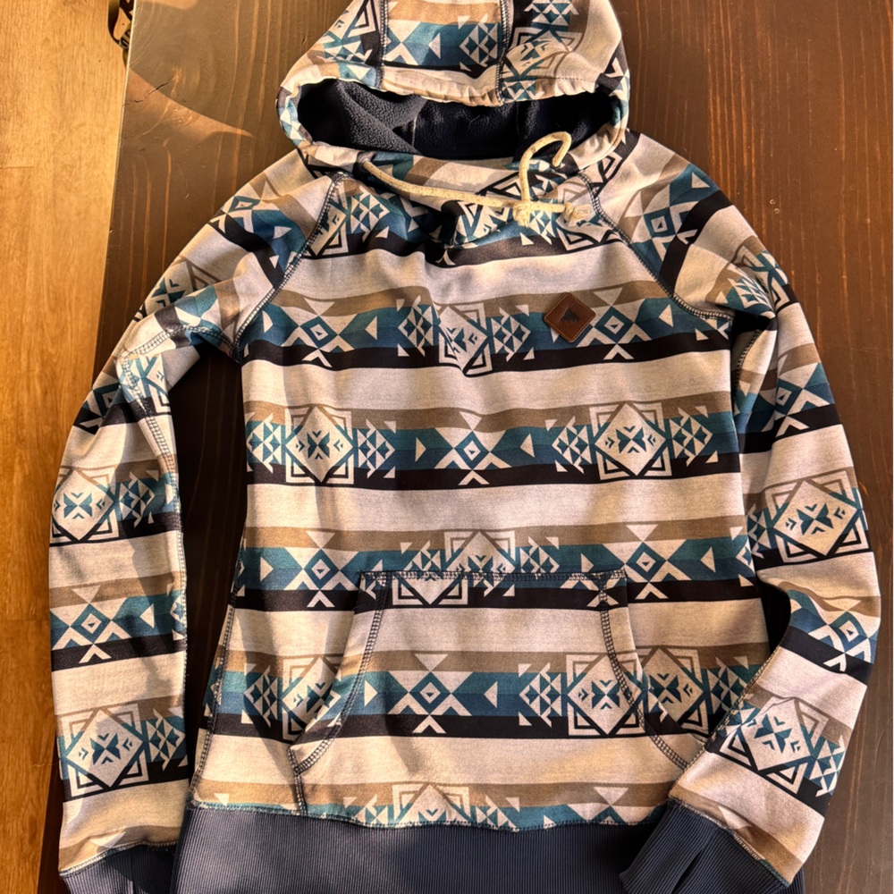 Burton Multicolor Geometric Hoodie